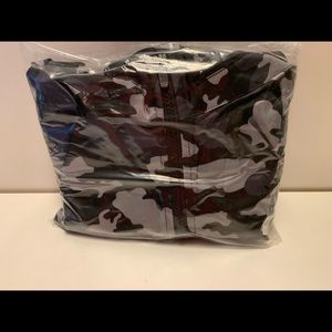 Nike Mens Camo Pullover Hoodie Windbreaker Sz XL